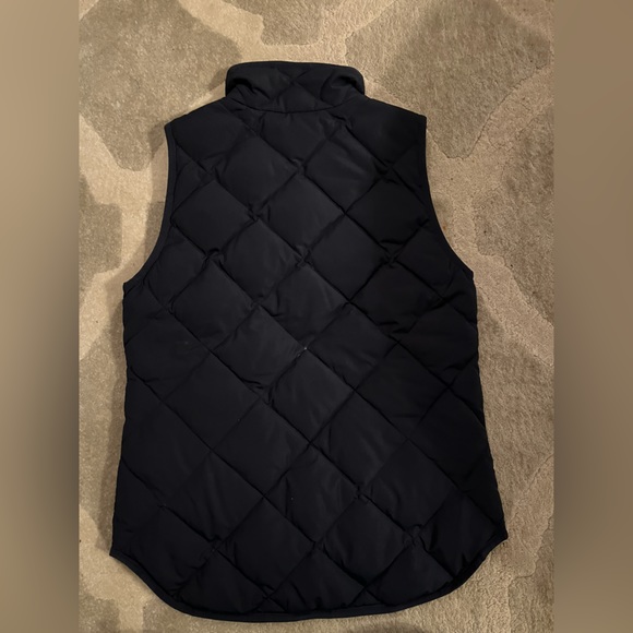 GUC J. Crew Factory Excursion Puffy Vest in Navy Size XXS - Picture 3 of 4